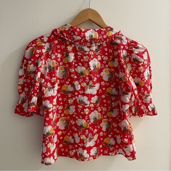 Brand new Printed Frill Blouse - Picture 7 of 8